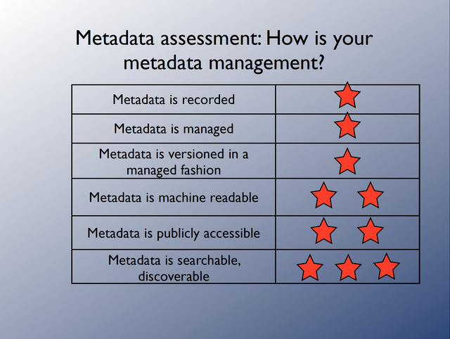 Metadata Assessment